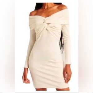 Abercrombie white twist dress